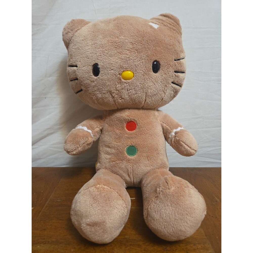 Build A Bear Hello Kitty Gingerbread Plush  2012 Edition W/Gingerbread Wristie